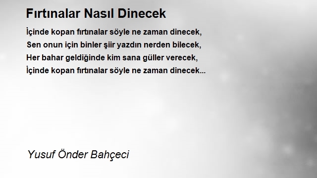 Yusuf Önder Bahçeci