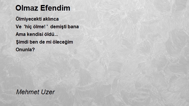 Mehmet Uzer