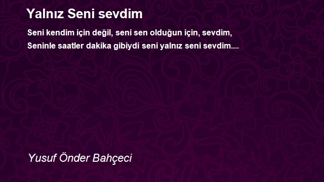 Yusuf Önder Bahçeci