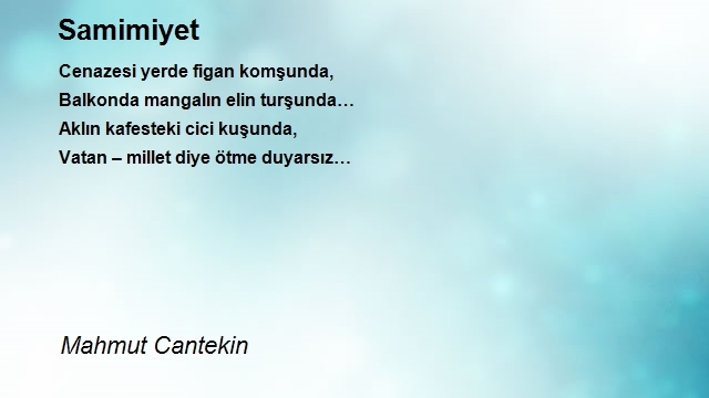 Mahmut Cantekin