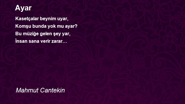 Mahmut Cantekin