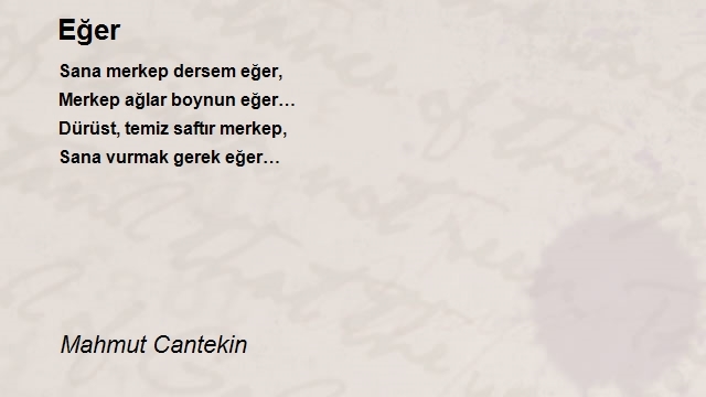 Mahmut Cantekin