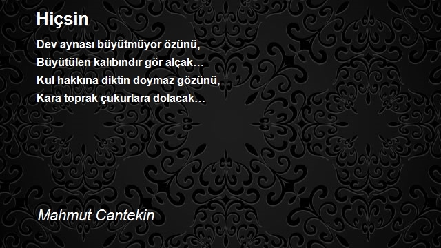 Mahmut Cantekin