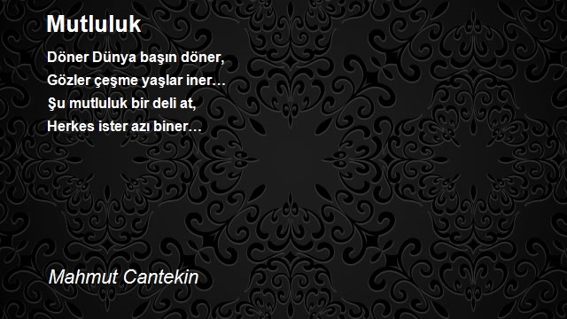 Mahmut Cantekin