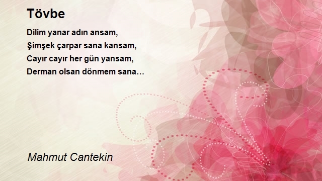 Mahmut Cantekin