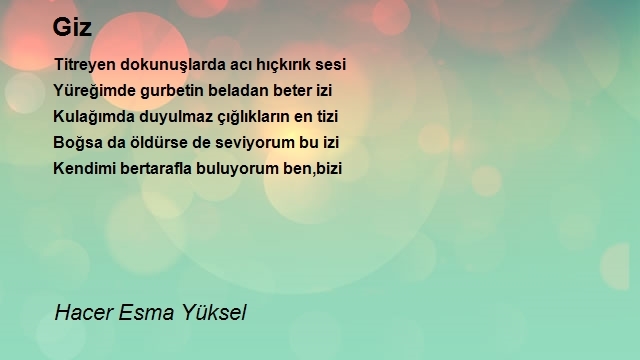 Hacer Esma Yüksel