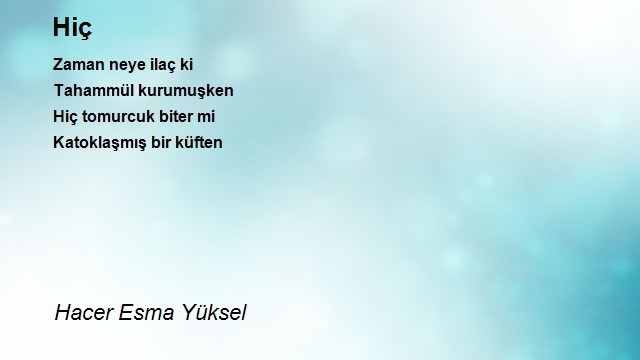 Hacer Esma Yüksel