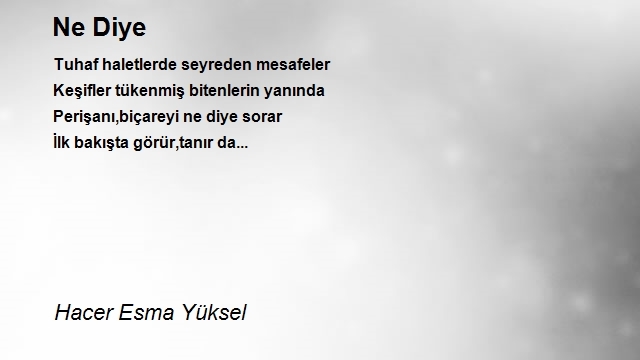 Hacer Esma Yüksel