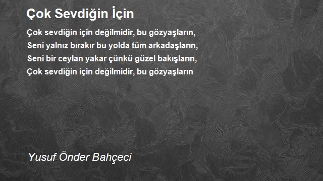 Yusuf Önder Bahçeci