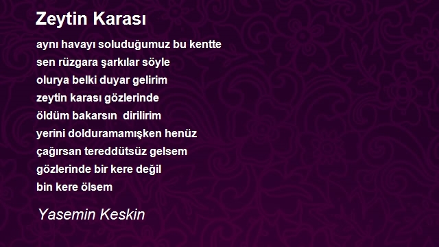 Yasemin Keskin