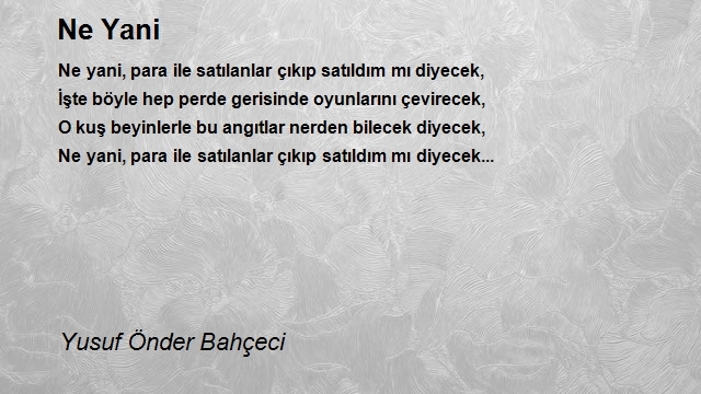 Yusuf Önder Bahçeci