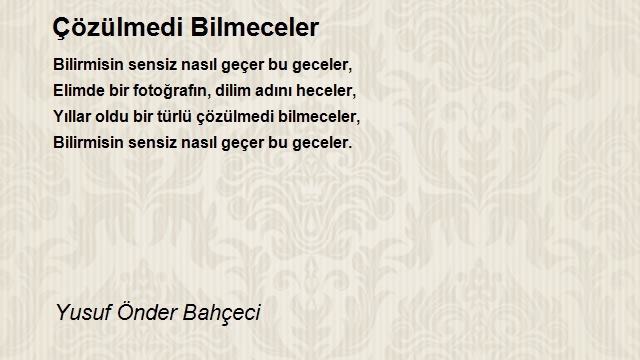 Yusuf Önder Bahçeci