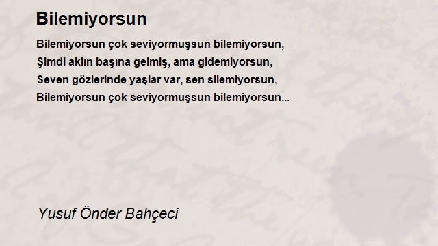 Yusuf Önder Bahçeci