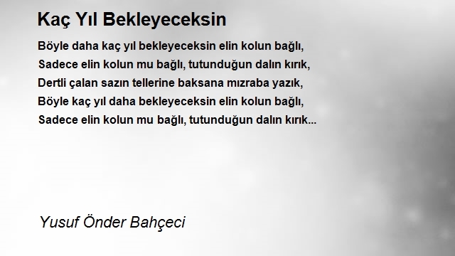 Yusuf Önder Bahçeci