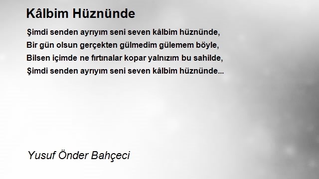 Yusuf Önder Bahçeci