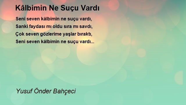 Yusuf Önder Bahçeci