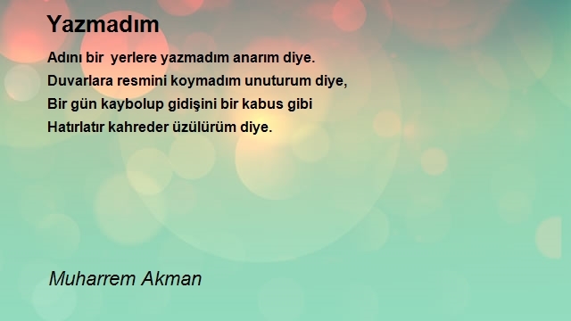 Muharrem Akman