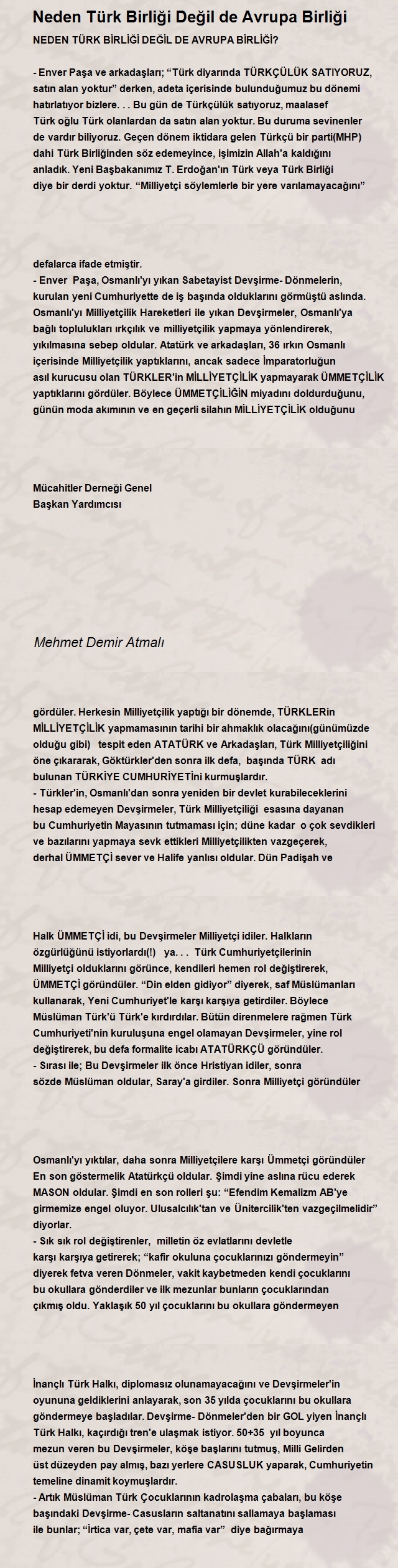 Mehmet Demir Atmalı