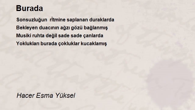 Hacer Esma Yüksel