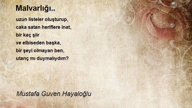 Mustafa Guven Hayaloğlu