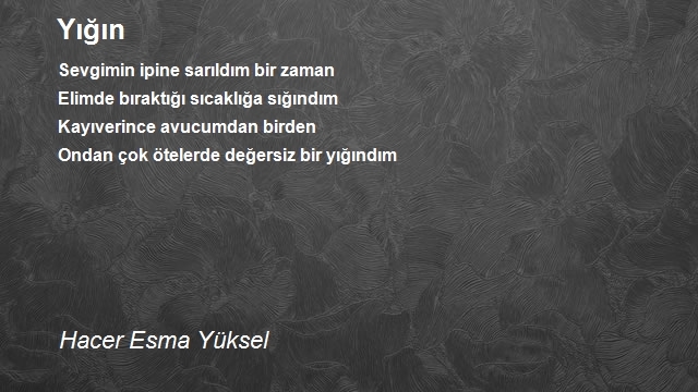 Hacer Esma Yüksel