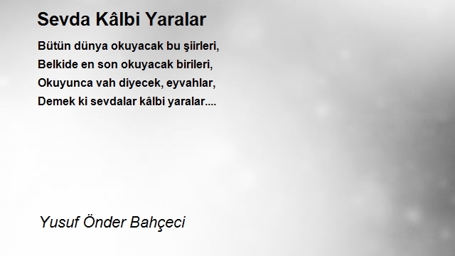 Yusuf Önder Bahçeci