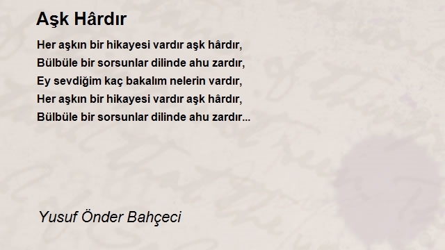 Yusuf Önder Bahçeci