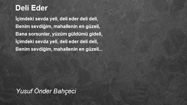 Yusuf Önder Bahçeci