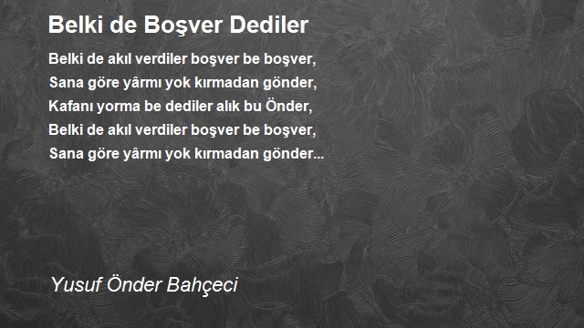 Yusuf Önder Bahçeci