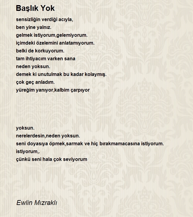 Ewlin Mızraklı