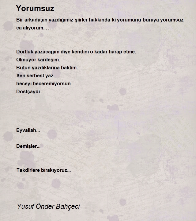 Yusuf Önder Bahçeci