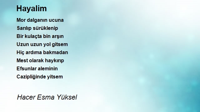 Hacer Esma Yüksel