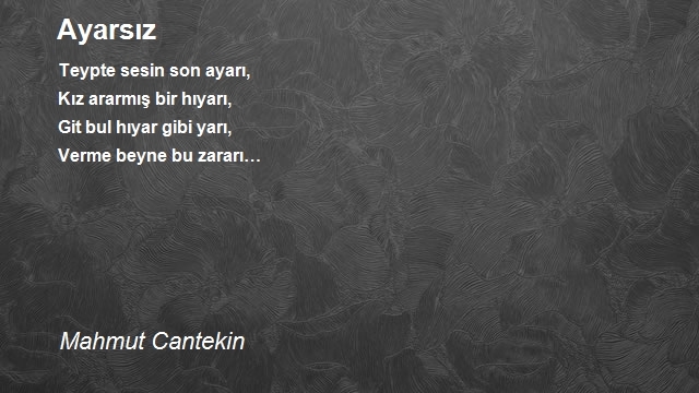 Mahmut Cantekin