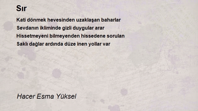 Hacer Esma Yüksel