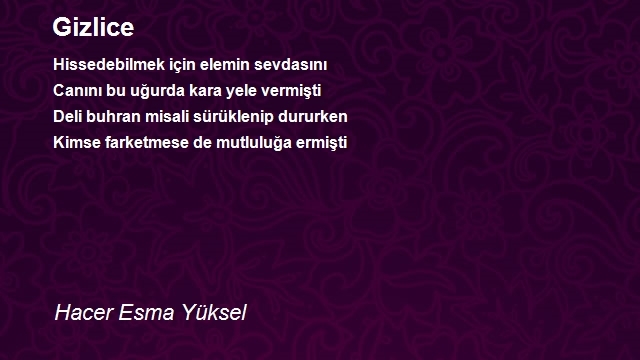 Hacer Esma Yüksel