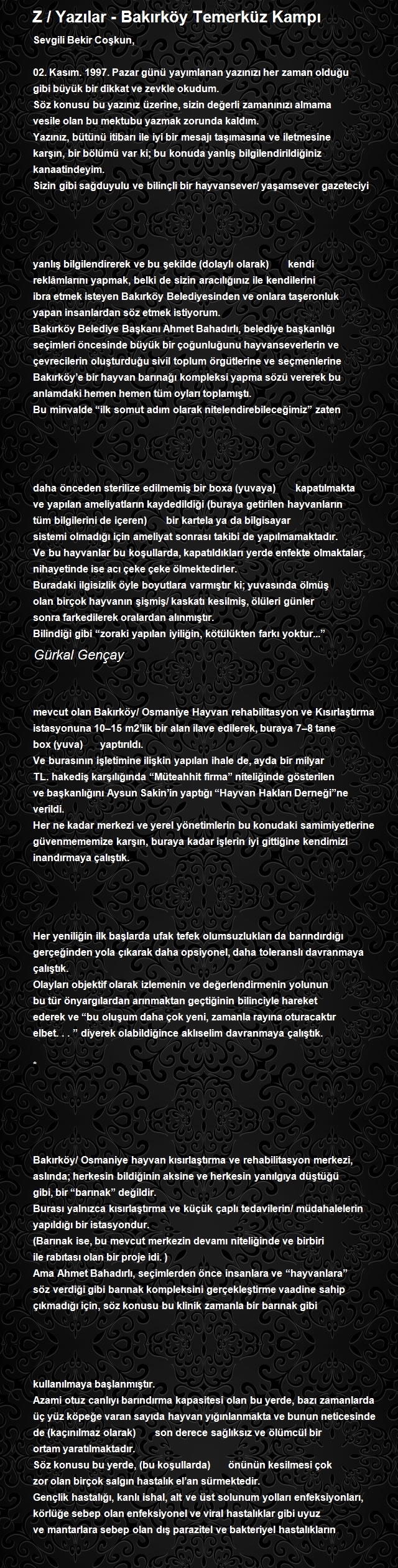 Gürkal Gençay