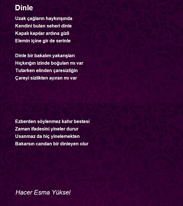 Hacer Esma Yüksel