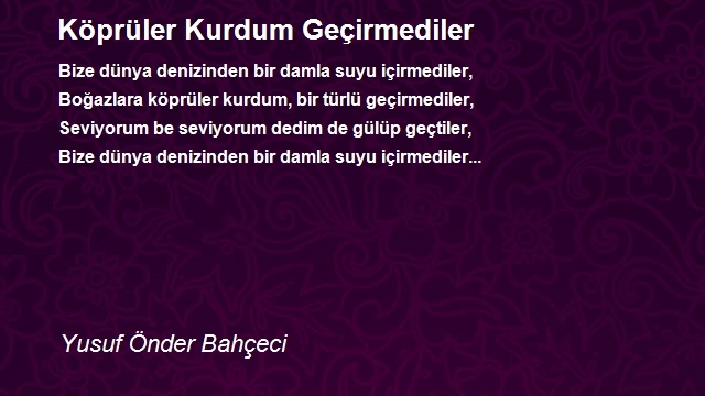 Yusuf Önder Bahçeci