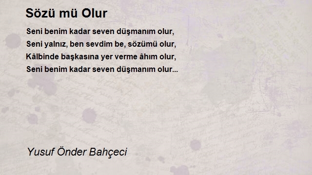 Yusuf Önder Bahçeci