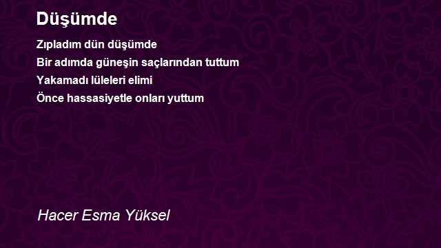 Hacer Esma Yüksel