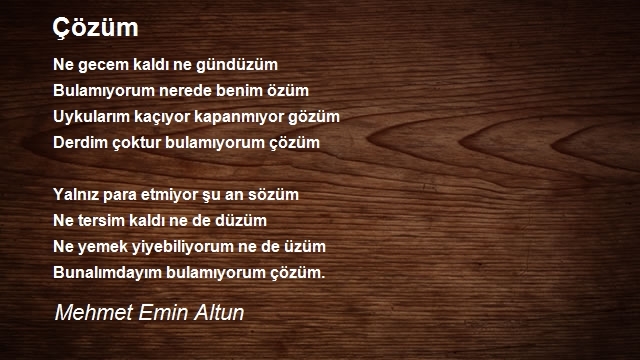 Mehmet Emin Altun