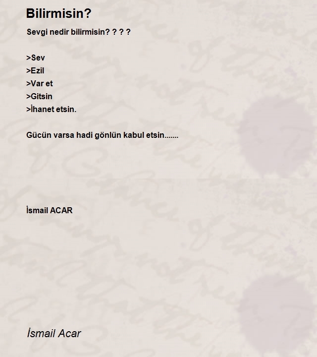 İsmail Acar