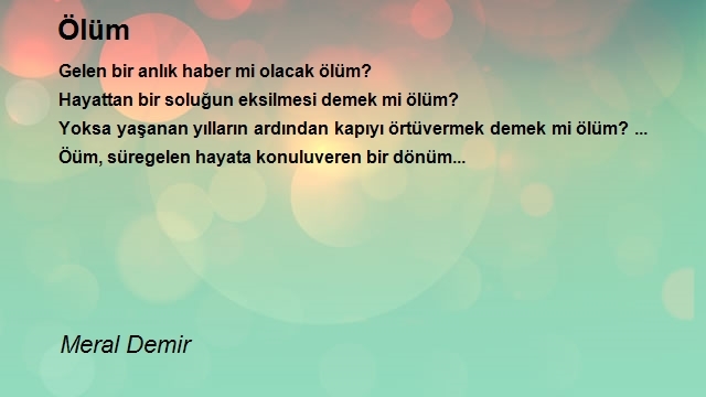 Meral Demir