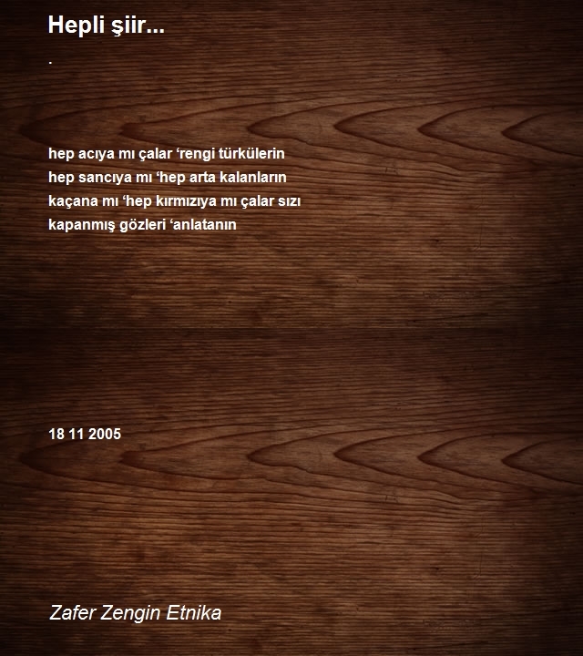 Zafer Zengin Etnika