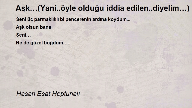 Hasan Esat Heptunalı