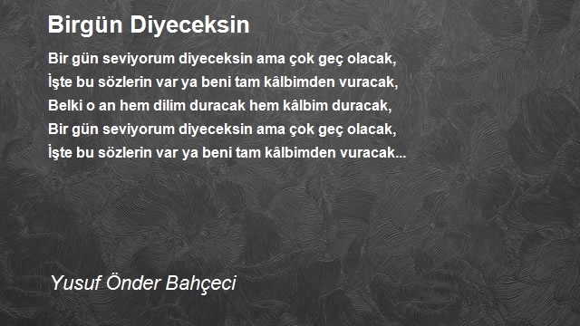 Yusuf Önder Bahçeci