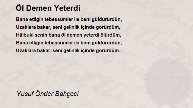 Yusuf Önder Bahçeci