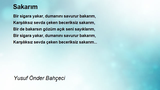 Yusuf Önder Bahçeci