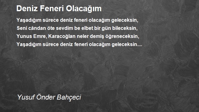 Yusuf Önder Bahçeci