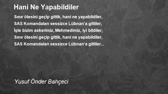 Yusuf Önder Bahçeci